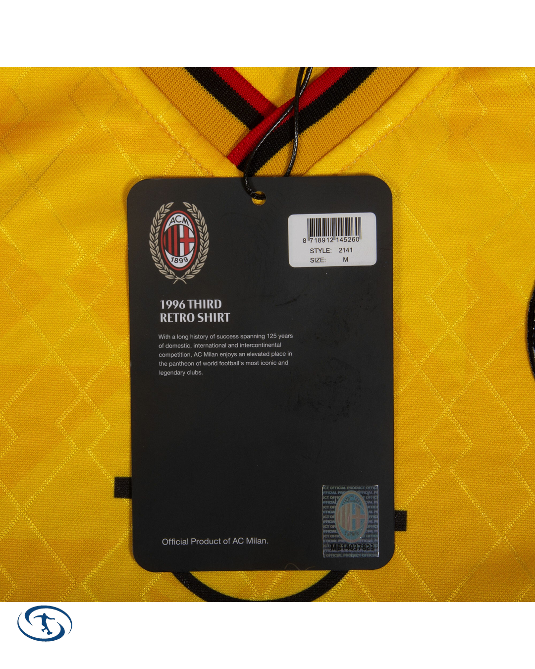 AC Milan 3rd Retro Shirt 1995-1996 - Men's