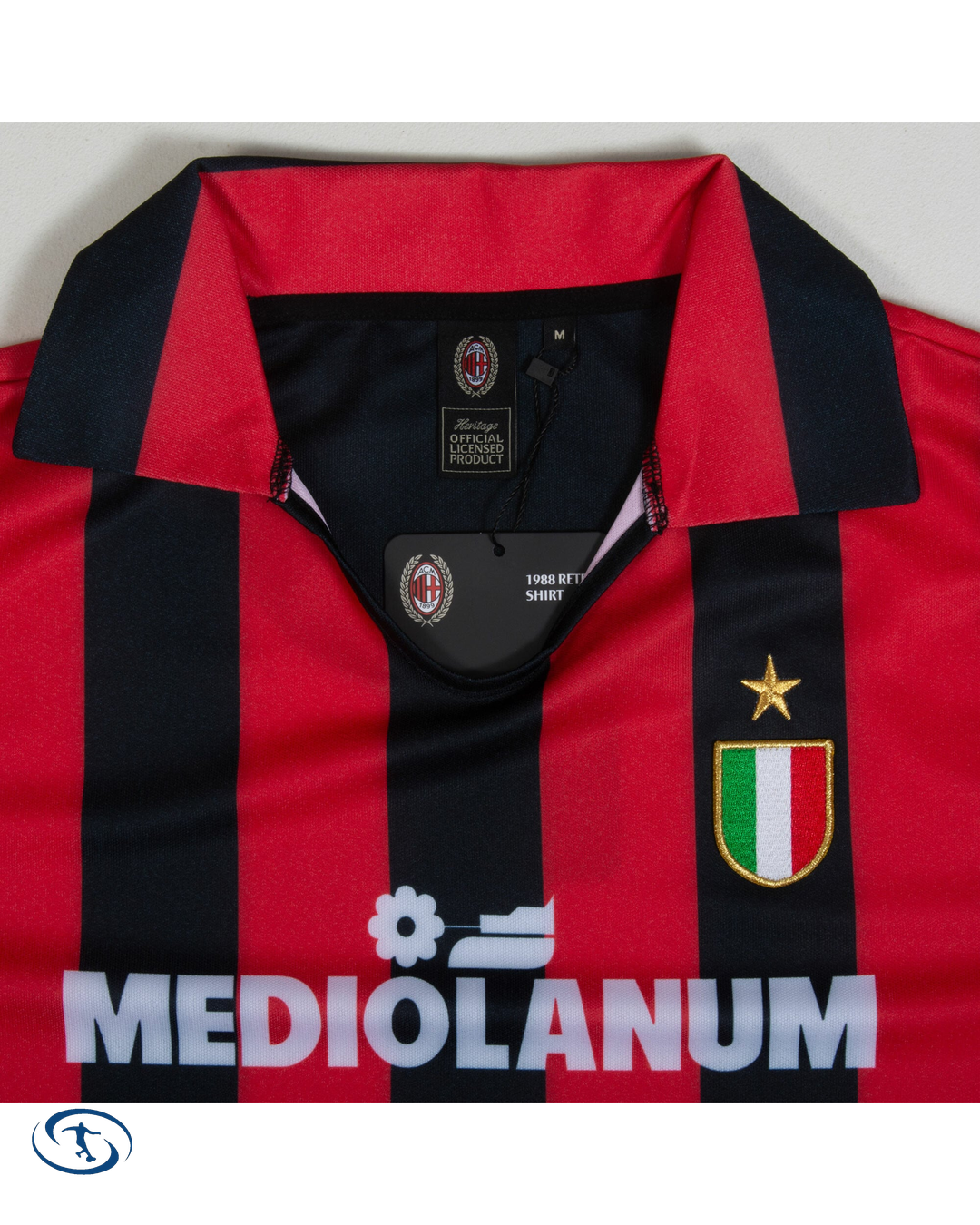 AC Milan Home Retro Shirt 1987-1988 - Men's