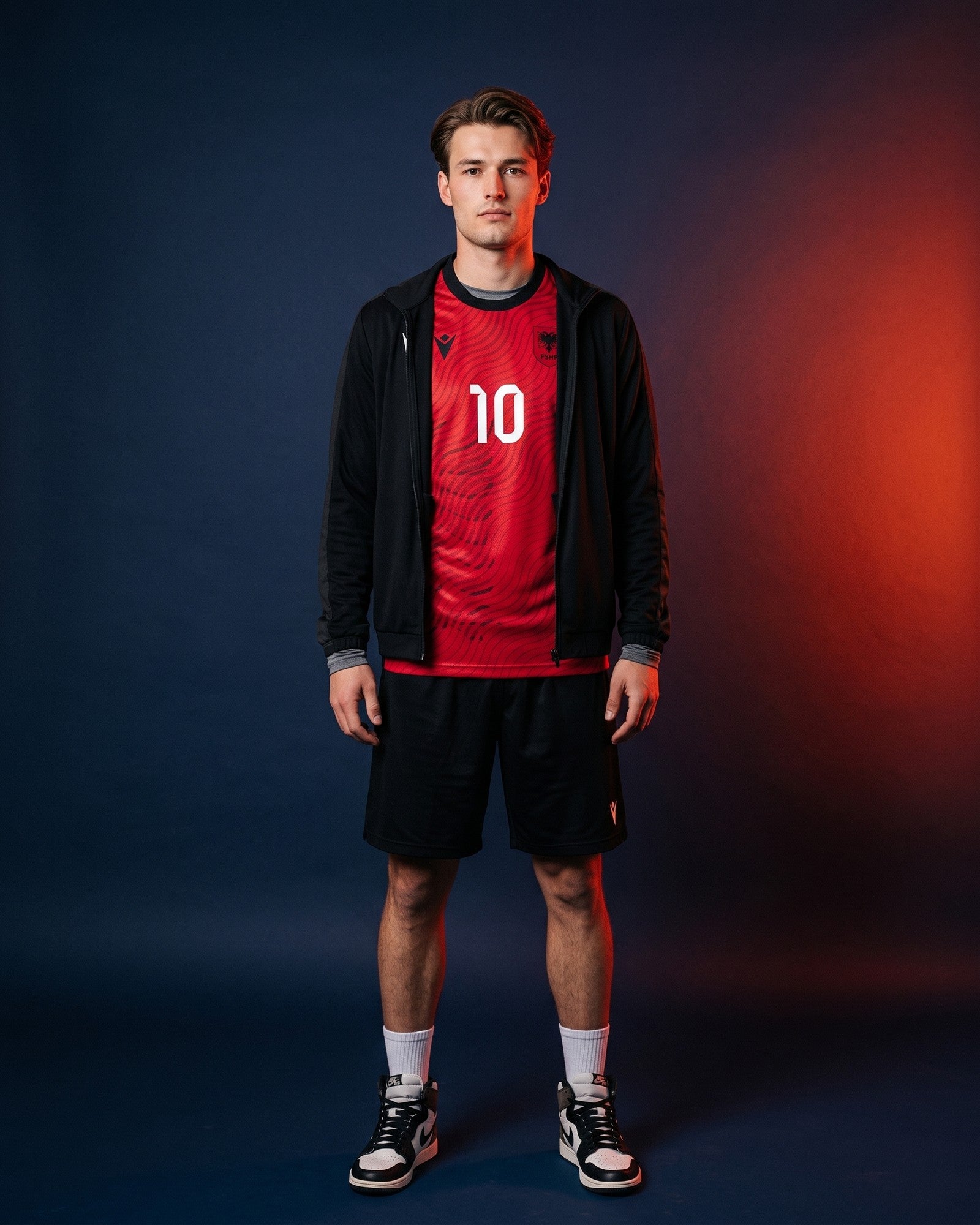 Albania Home Bajrami 10 Shirt 2026-2027 (Fan Style Printing) - Men's