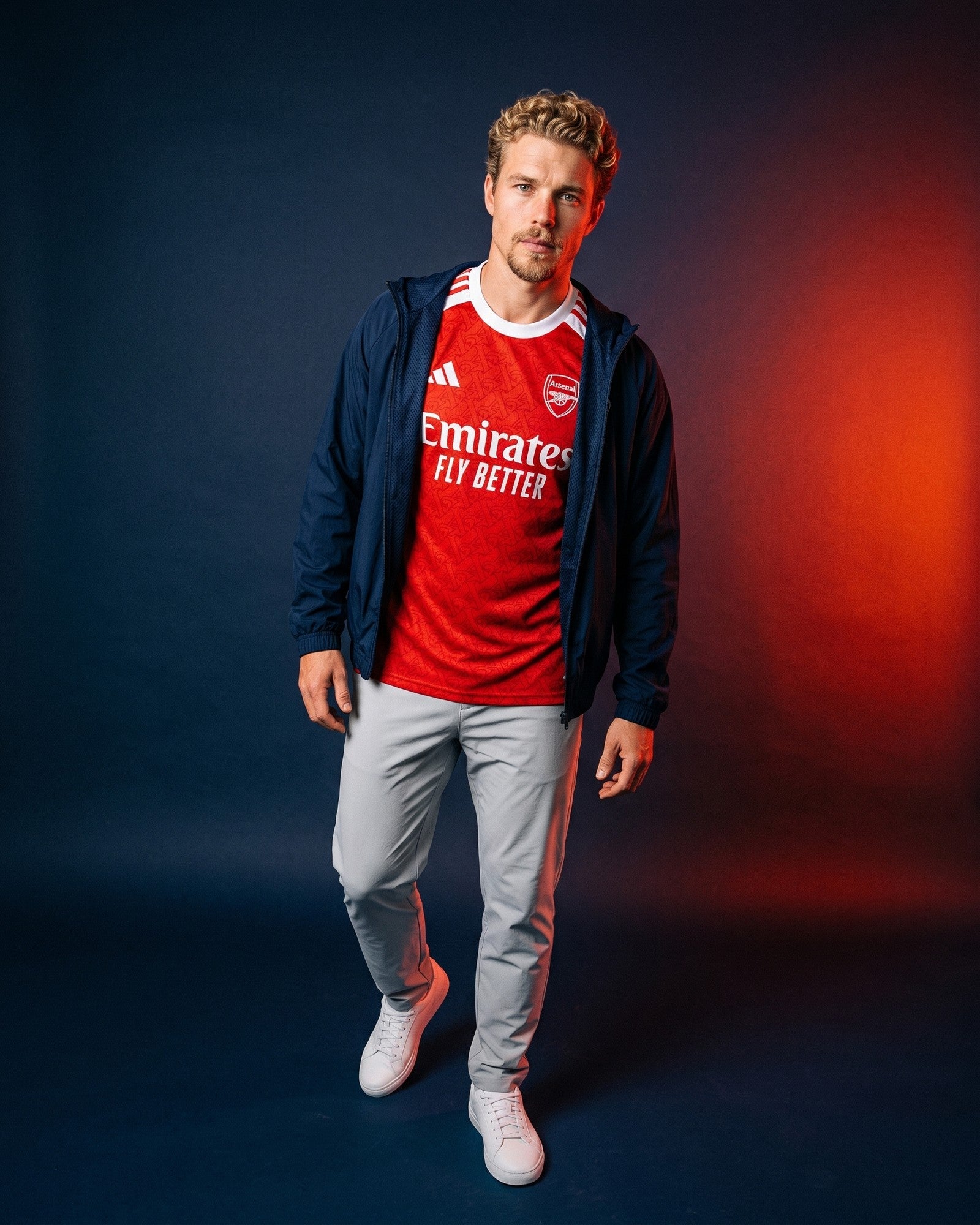 Arsenal Home Rice 41 Shirt 2025-2026 (Premier League)