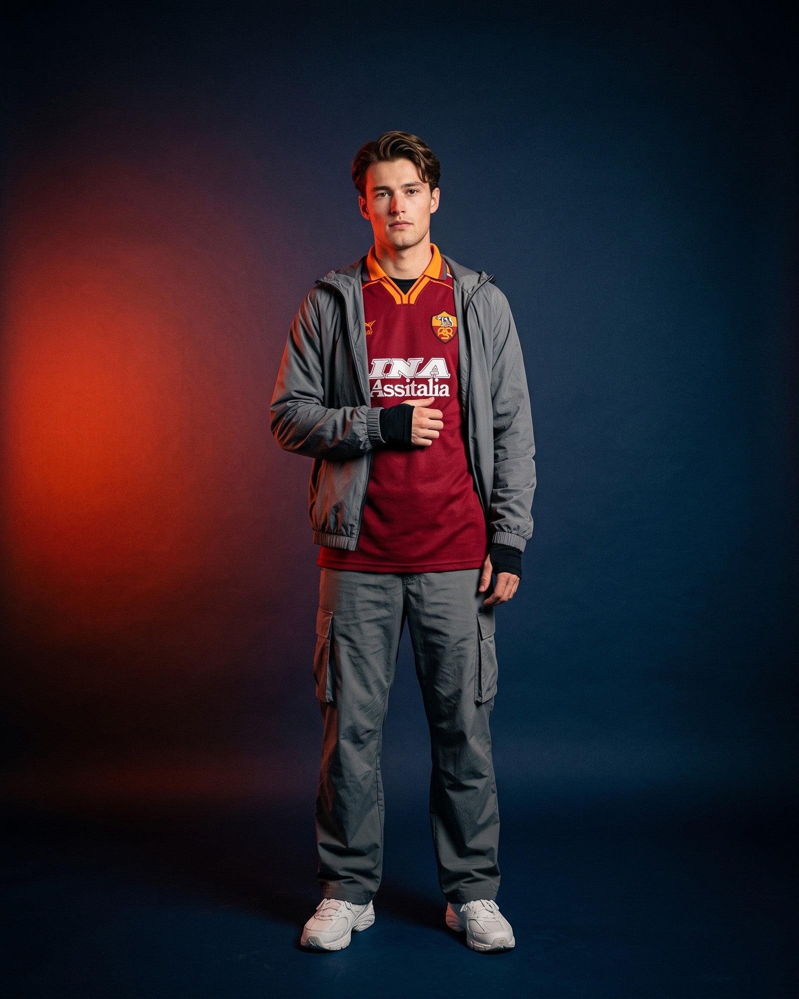 AS Roma Home Retro Totti 10 Shirt 1998-1999 - Men's