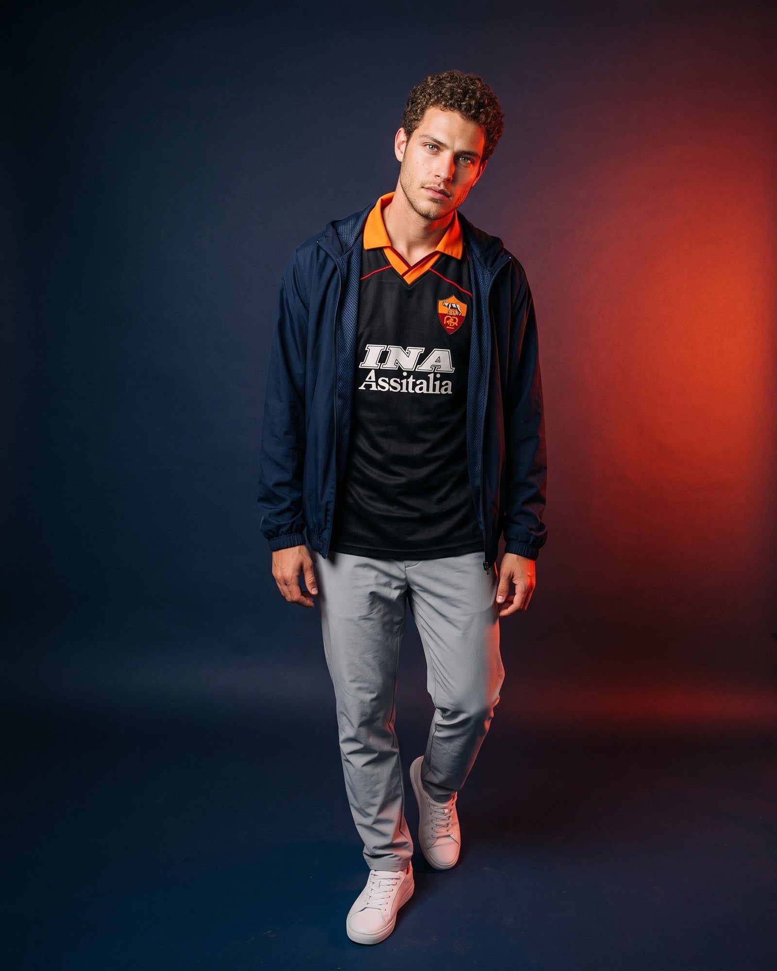 AS Roma Retro 3rd Shirt 1999-2000 (Retro Flex Printing) - Men's