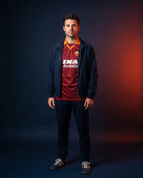 AS Roma Retro Home Shirt 1999-2000 (Retro Flex Printing)