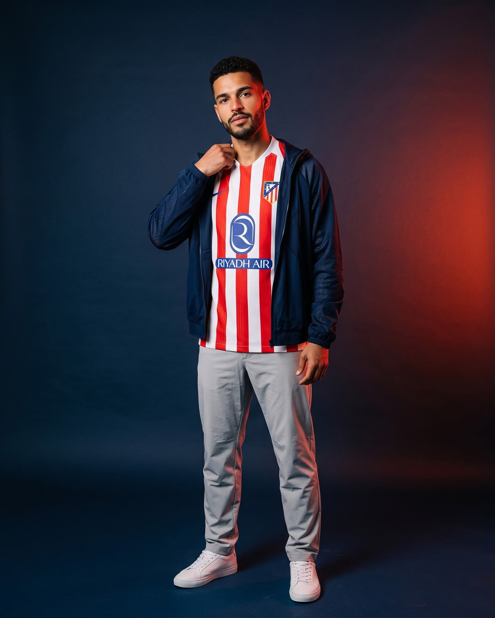 Atletico Madrid Home Player Number Shirt 2025-2026 - Men's