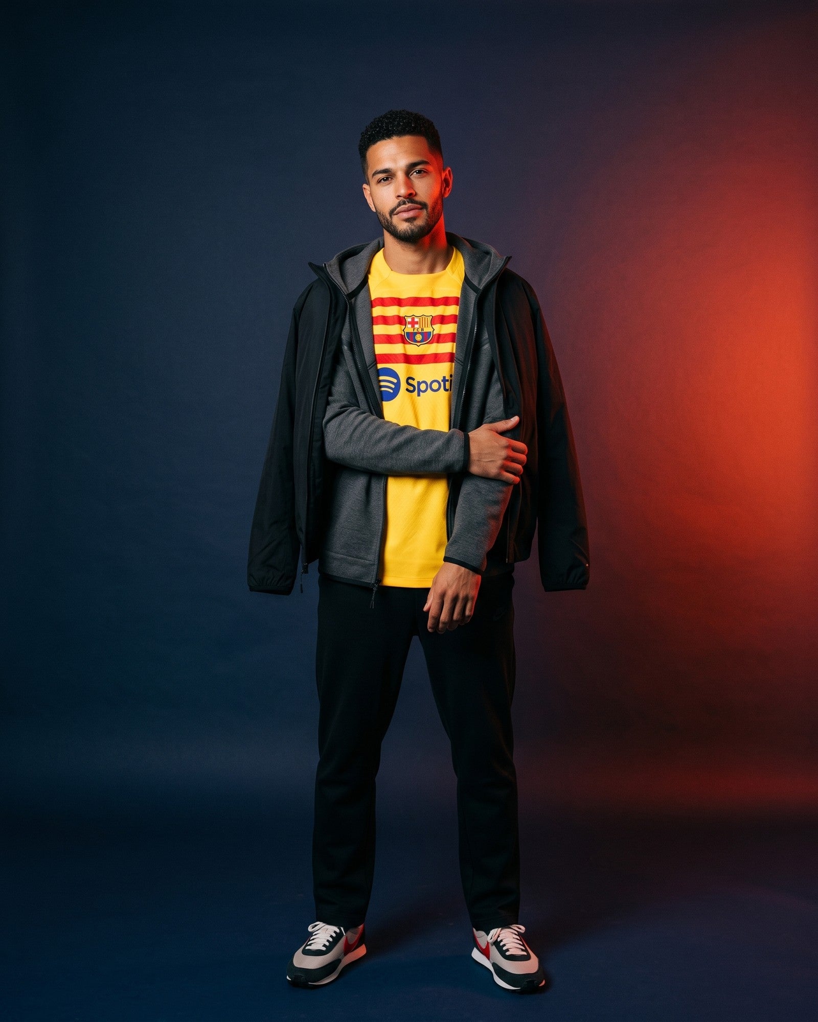 Barcelona Senyera 4th Shirt 2022-2023 - Men's