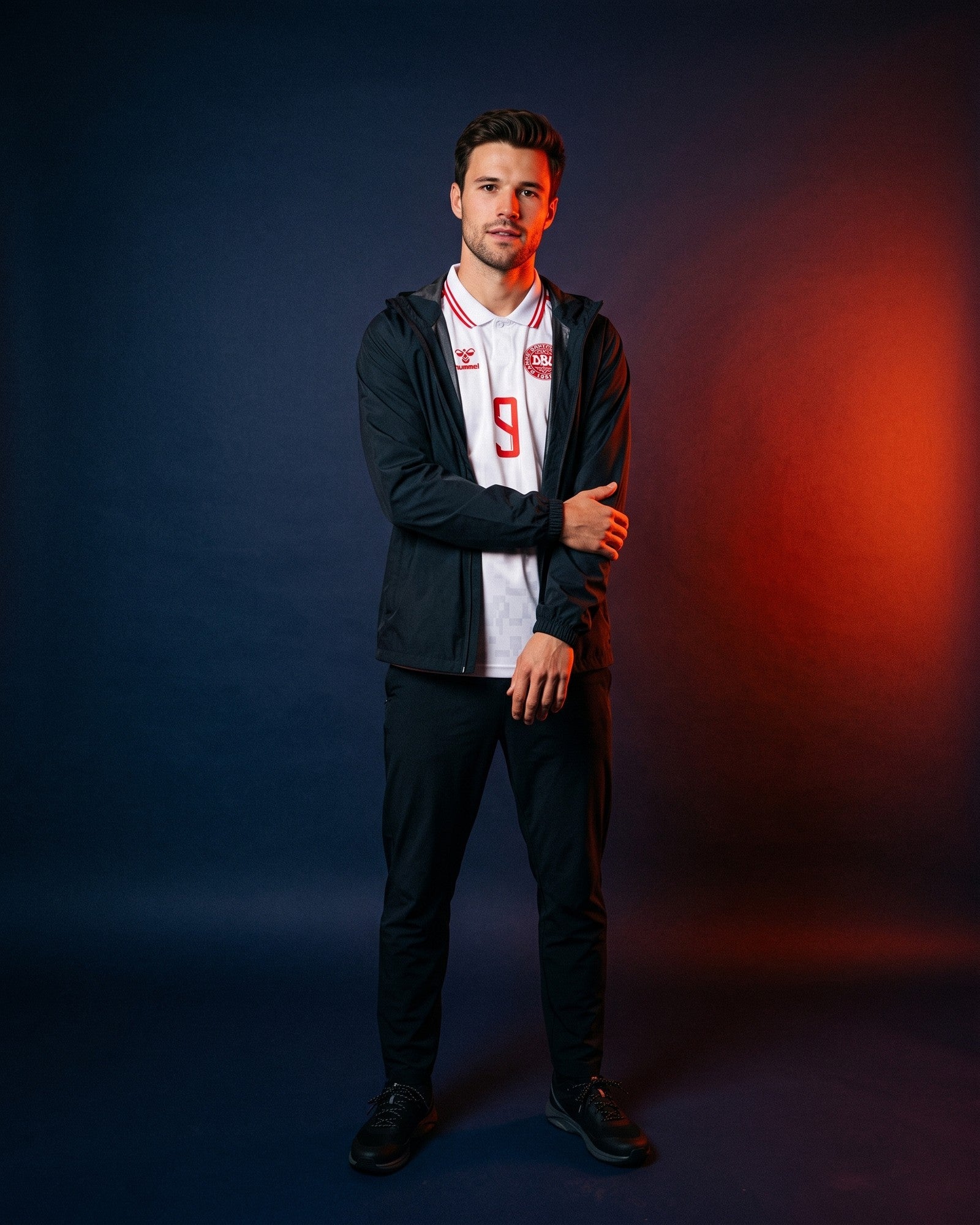 Denmark Away Højlund 9 Shirt 2024-2025 - Men's