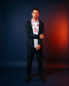 Denmark Away Højlund 9 Shirt 2024-2025 - Men's