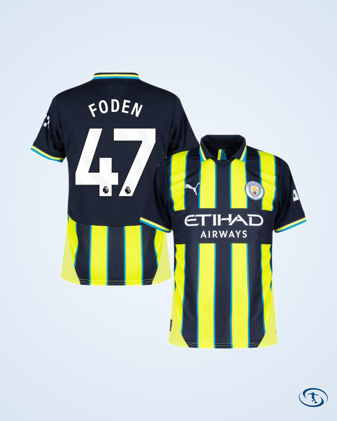 Man City Away Shirt 2024-2025 Fan Version (Premier League)