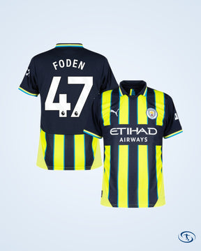 Man City Away Shirt 2024-2025 Fan Version (Premier League)