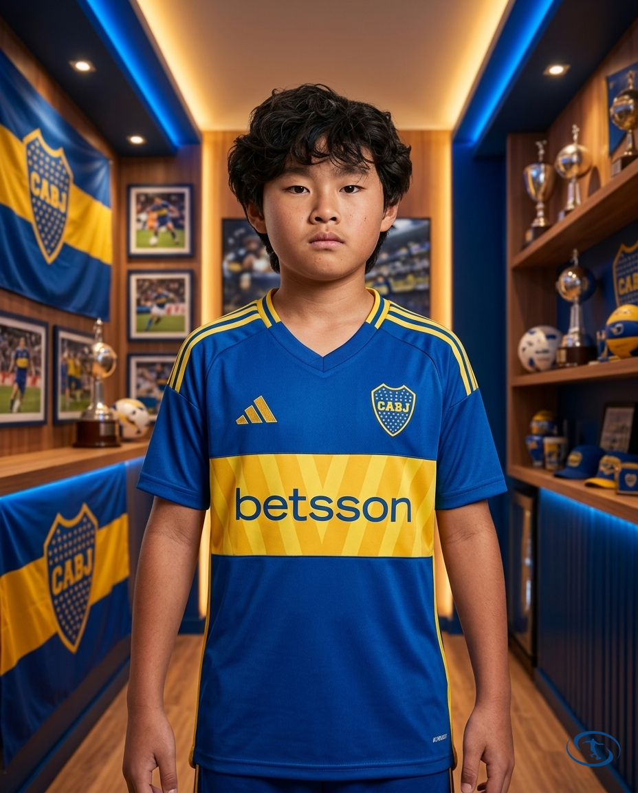 Boca Juniors Jersey Home 24/25 - Adidas Men's - Blue e Amarelo - Front View | Sant Sport