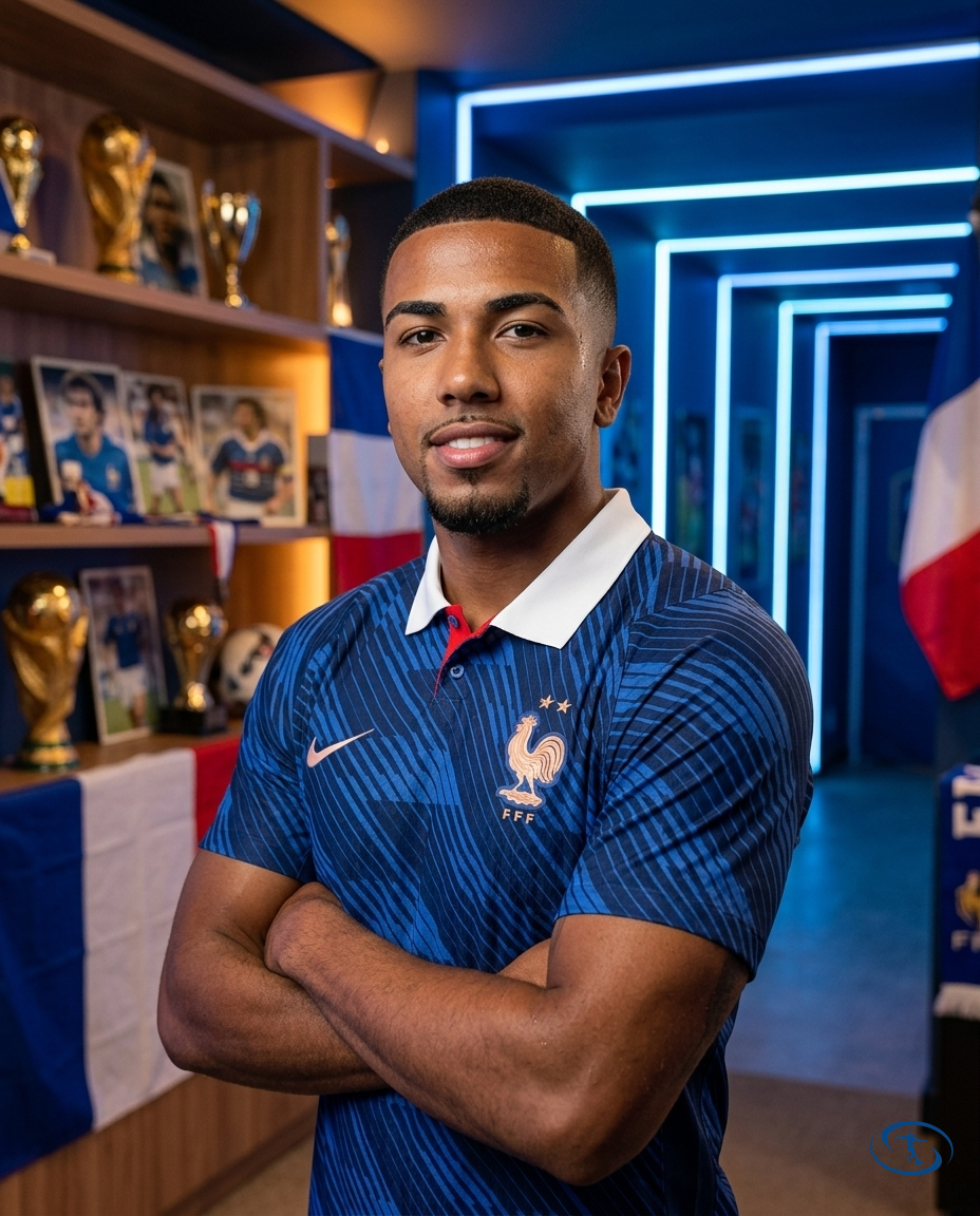 Camisa França Home 2026/27 Jogador Nike Masculino - Azul - Side View | Sant Sport