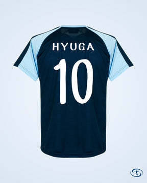 Toho 2 Newteam Hyuga 10 Official Shirt (Retro Flock Printing) - Men's