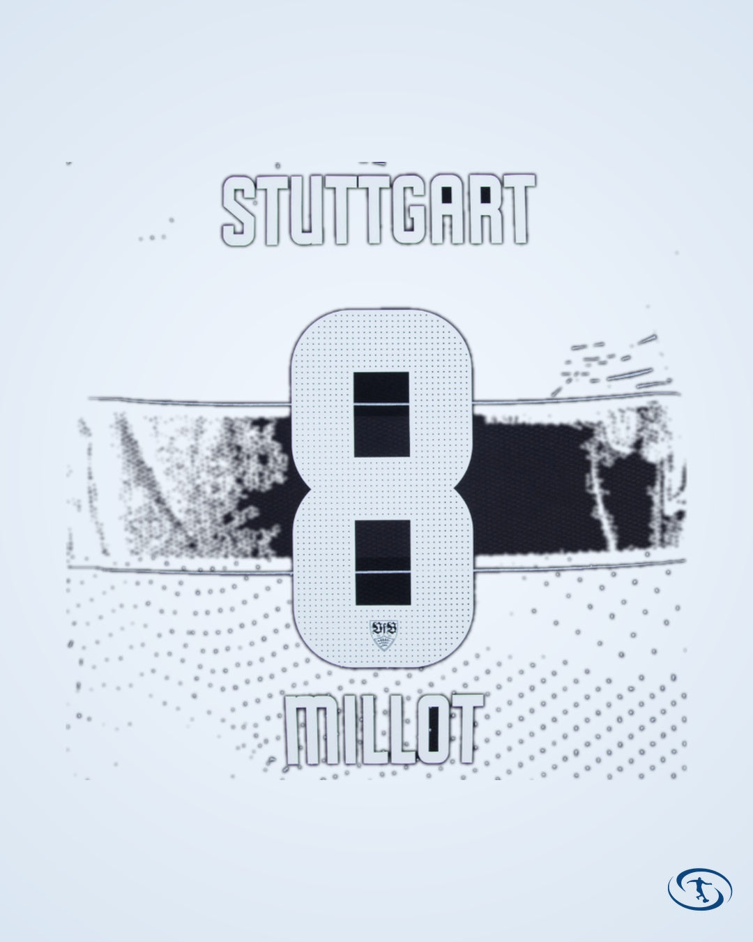 Jako VFB Stuttgart 3rd Millot 8 Shirt 2024-2025 (Official Printing) - Men's | Sant Sport