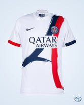 PSG Away D.Doué 14 Shirt 2024-2025 (Official Cup Printing) - Men's | Sant Sport