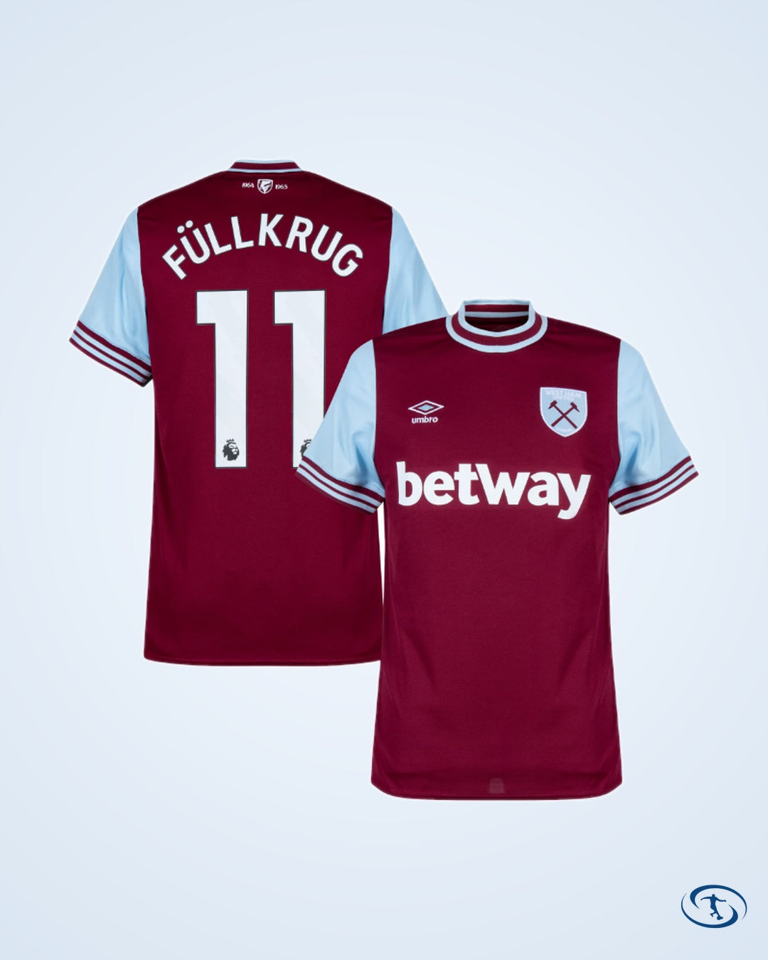 West Ham Home Players Shirts 2024-2025 (Premier League) - Men's