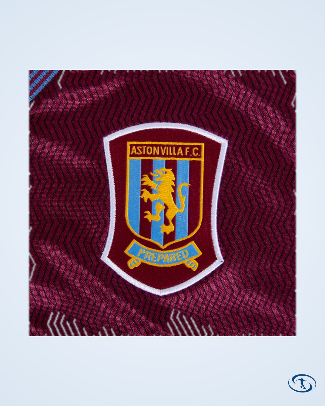 Score Draw Aston Villa Retro Home  Shirt 1997-1998 (Retro Flex Printing)