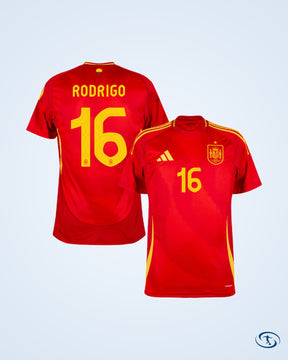 Spain Home Player Number Shirt 2024-2025 (Official Printing) - Men's