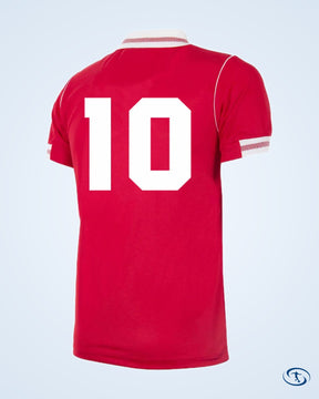 S.L. Benfica Home Number Retro Shirt 1992-1993 (Retro Flock Printing) - Men's