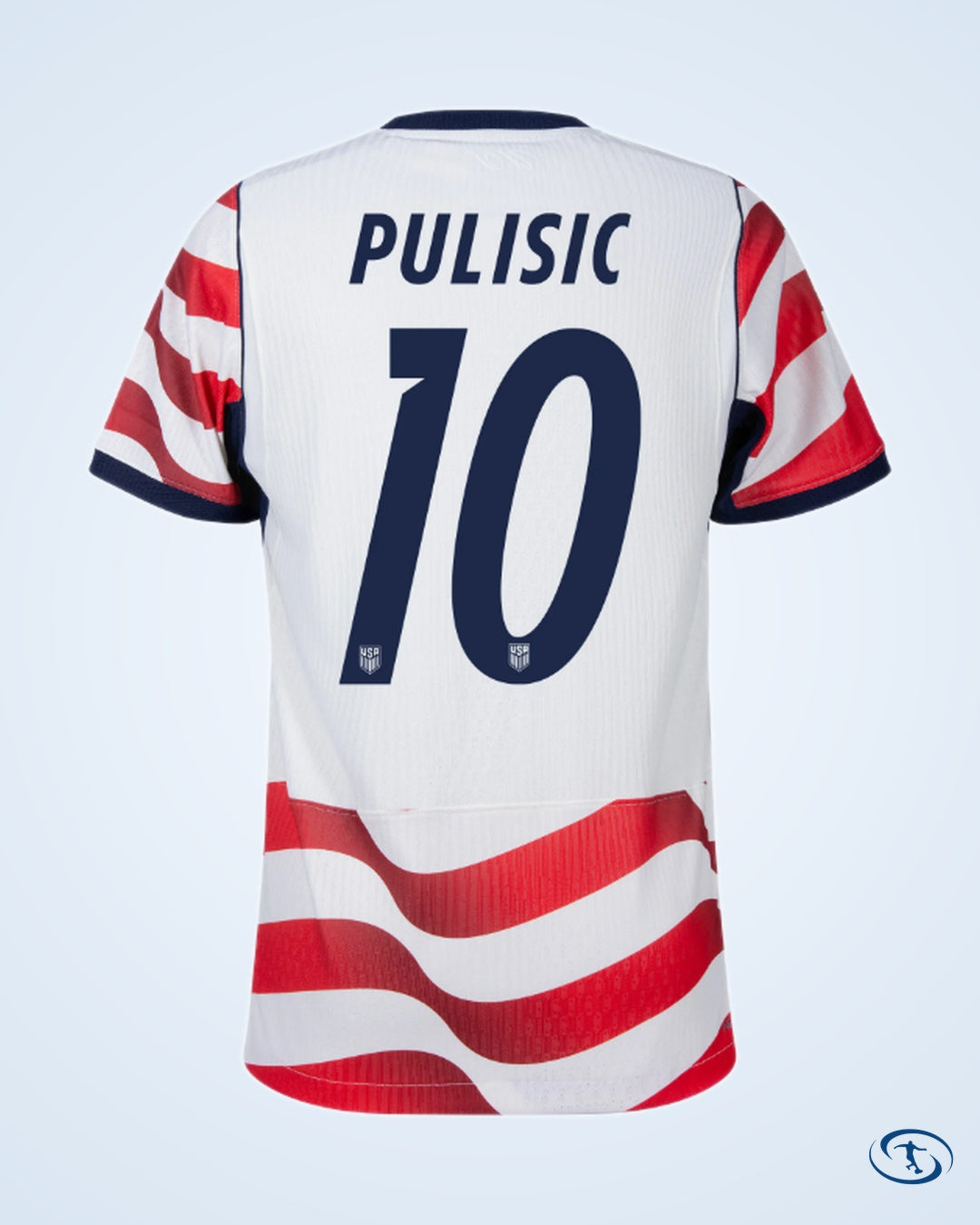 USA Home Pulisic 10 Shirt 2026-2027 (Official Printing) - Men's