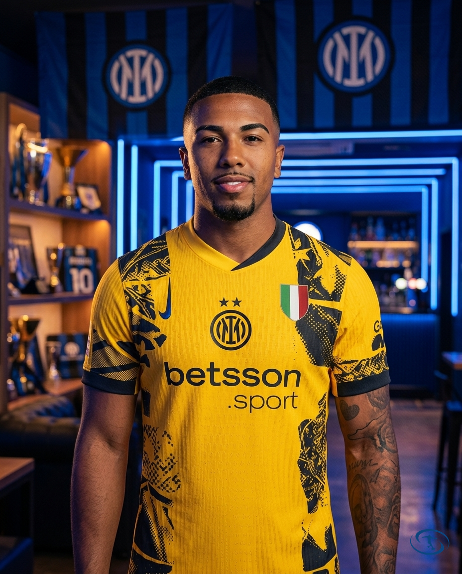Camisa Inter de Milão Third 24/25 - Torcedor Nike Masculino - Amarelo e Preto - Front View | Sant Sport