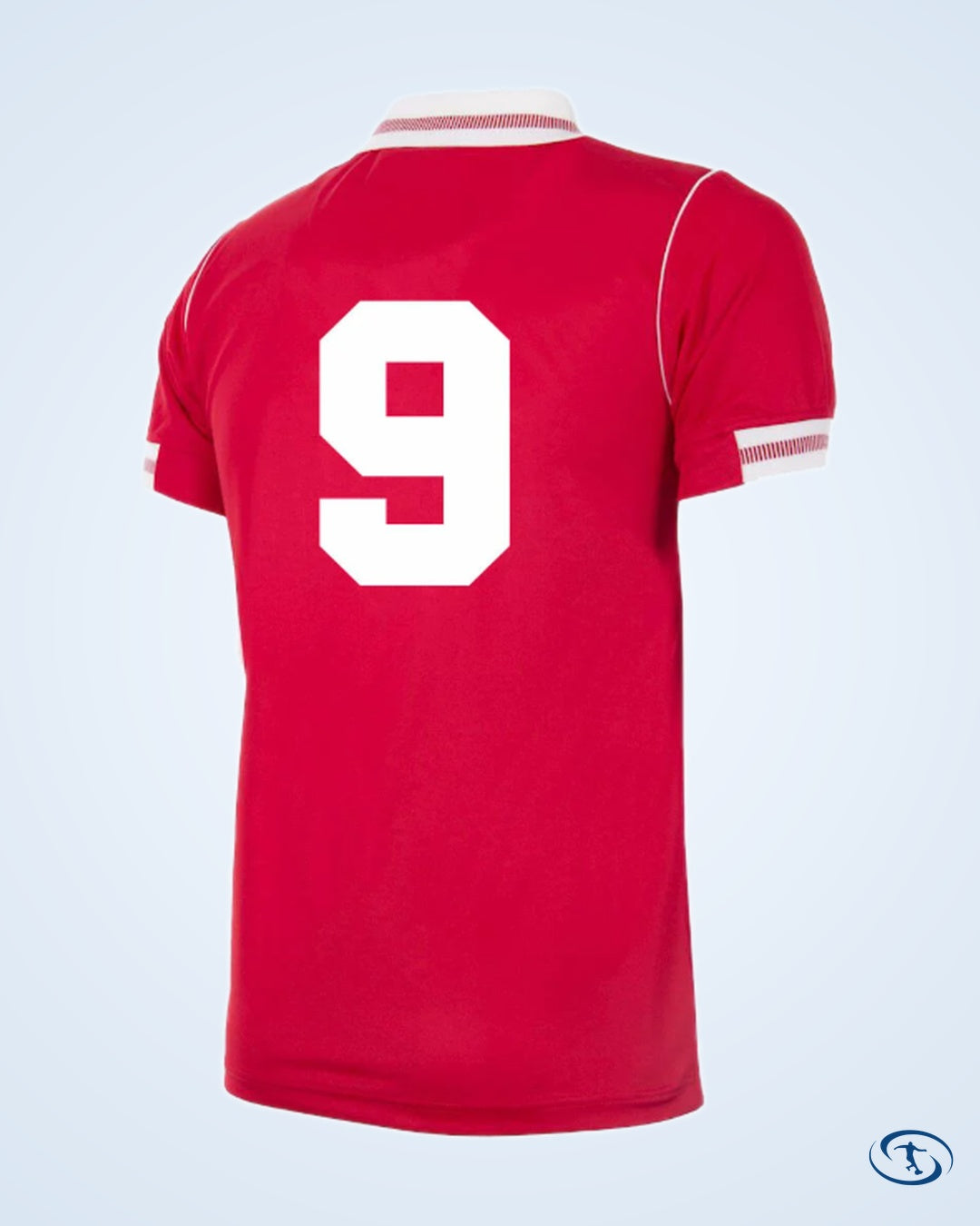 S.L. Benfica Home Number Retro Shirt 1992-1993 (Retro Flock Printing) - Men's