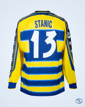 Champions Parma Home L/S Stanic 13 Shirt 1999-2000 (Kitroom Stock) - Size XL - Men's