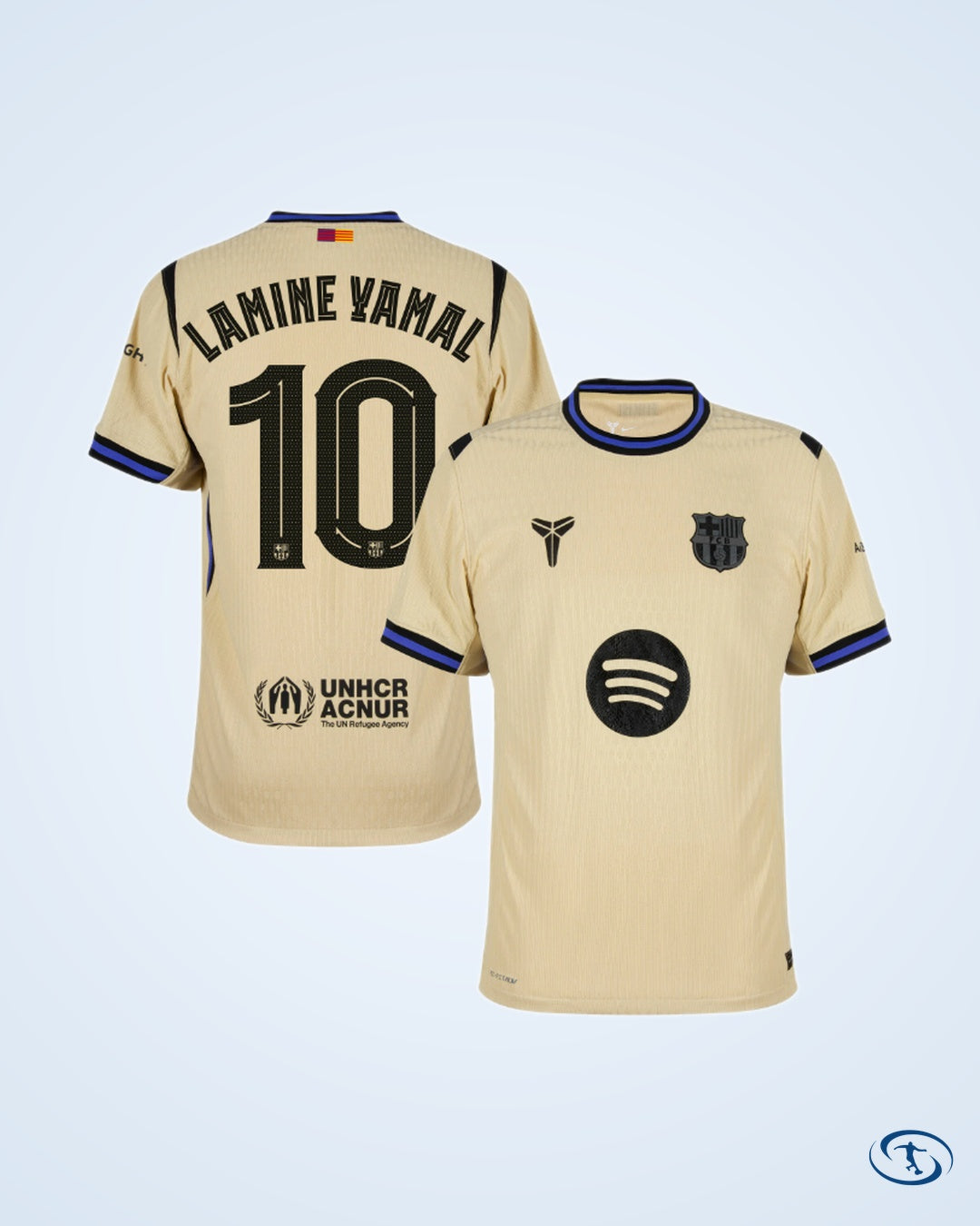 Barcelona Away Player Version Shirt 2025-2026 (Champions League) - Men's