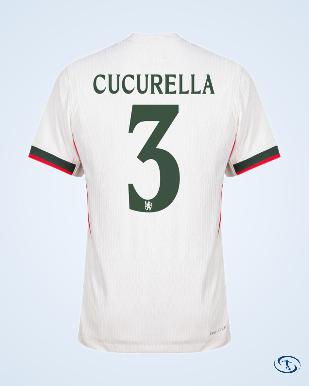 Chelsea Away Cucurella 3 Shirt 2025-2026 (Champions League)