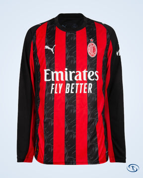 AC Milan Home L/S Rafa Leão 10 Shirt 2025-2026 (Official Printing) - Men's | Sant Sport