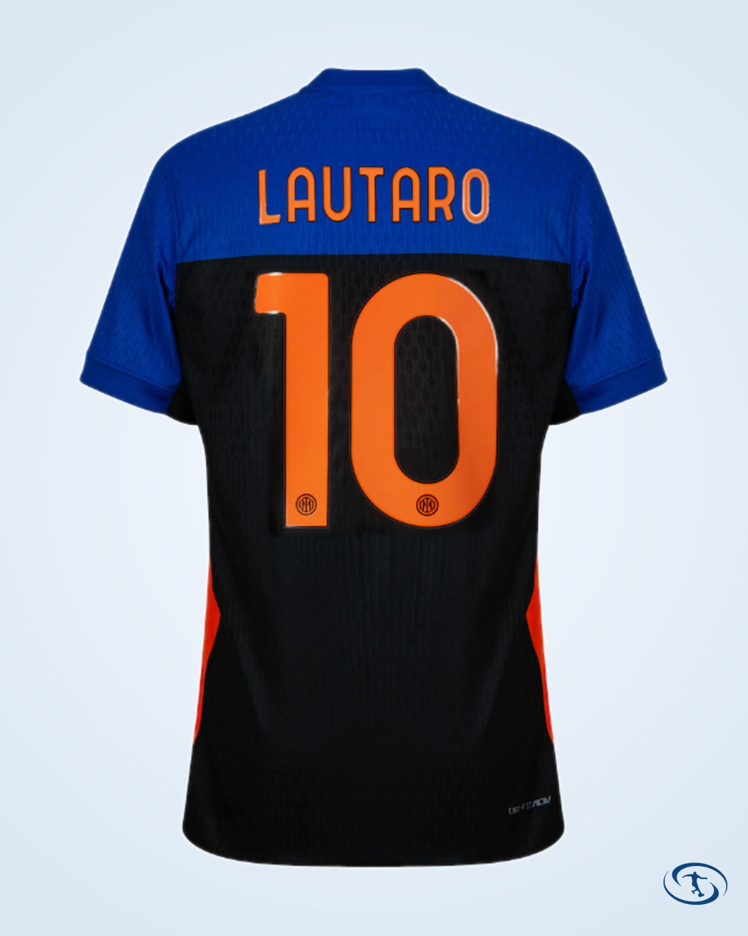 Inter Milan 4th Lautaro 10 Shirt 2025-2026 Player Version (Official Printing) - Men's