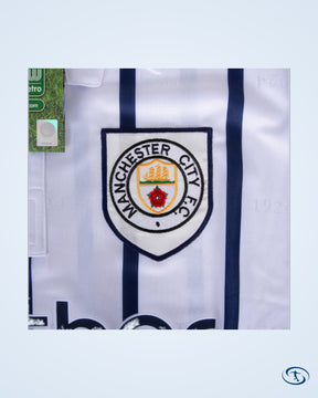Score Draw Man City Away Retro Shirt 1992-1993 - Men's