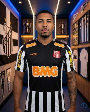 Santos Jersey Retro 2012/13 Neymar #11 Nike Men's - Black & White