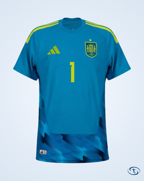 Spain Authentic Home GK Raya 1 Shirt 2026-2027 (Official Printing) - Men's | Sant Sport