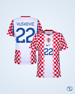 Croatia Home Player Number Shirt 2026 (Player Version) - Men's