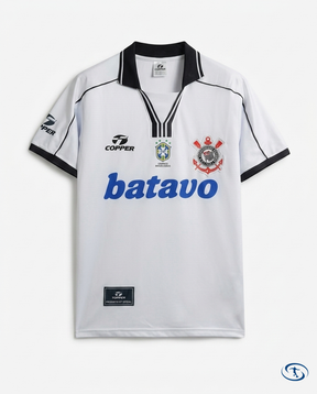 Corinthians Jersey Home Retro 1999 Men's Topper - White - Packshot | Sant Sport