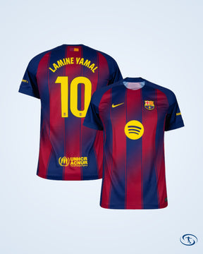 Barcelona Home KIDS Shirt 2025-2026 Fan Version (La Liga) - Kids