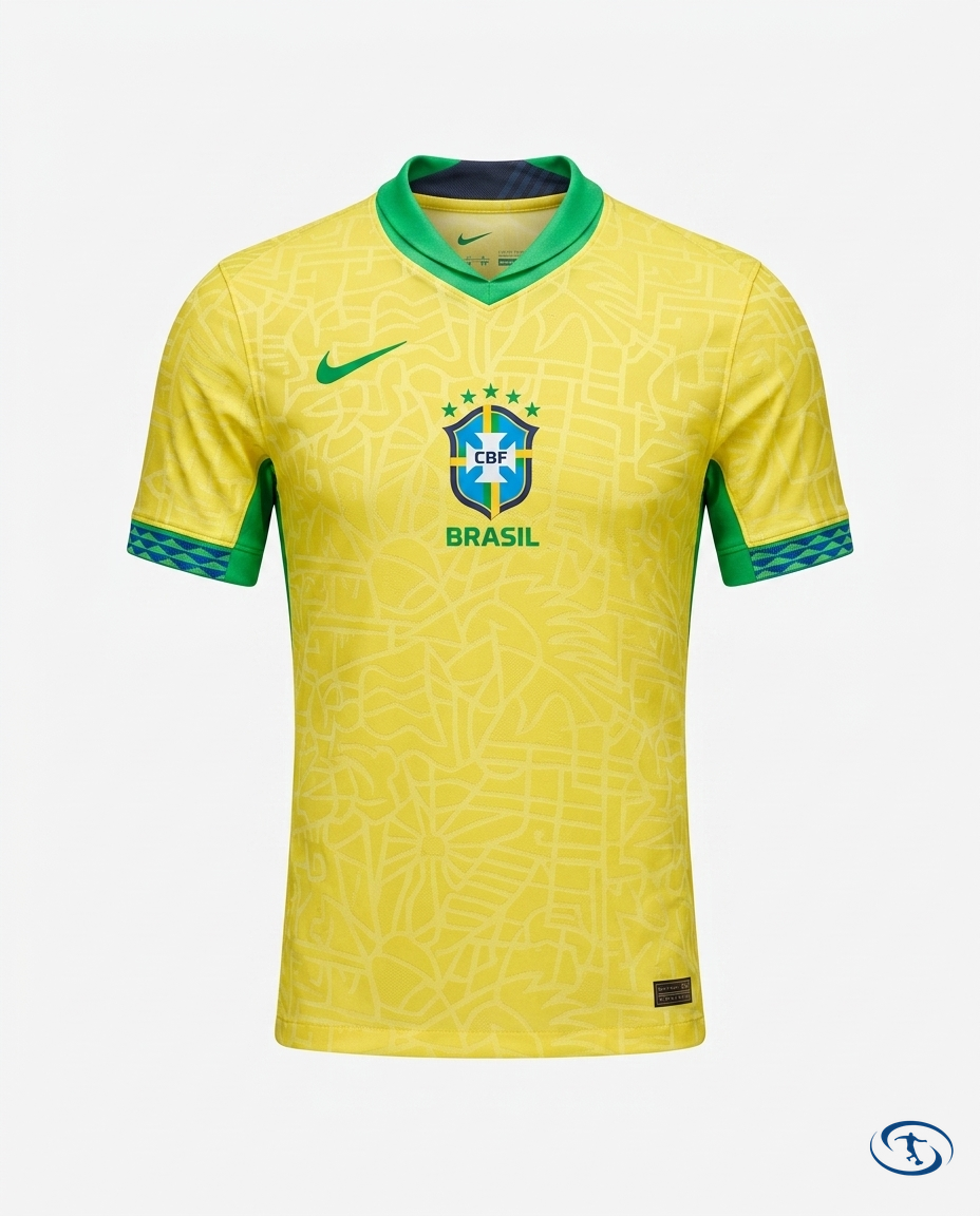 Brazil Jersey Player Version Home 24/25 - Packshot | Sant Sport