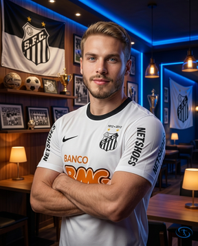 Santos Jersey Retro 2012/13 Nike Men's - White - Side View | Sant Sport