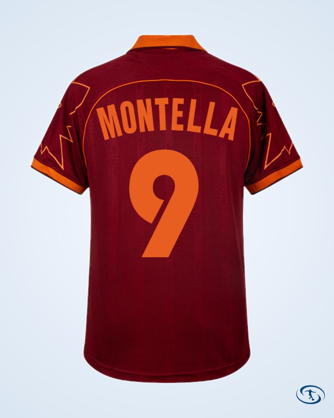 AS Roma Retro Home Shirt 1999-2000 (Retro Flex Printing)