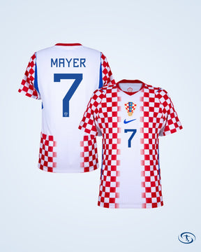 Croatia Home Majer 7 Shirt 2026 (Official Printing) - Men's | Sant Sport