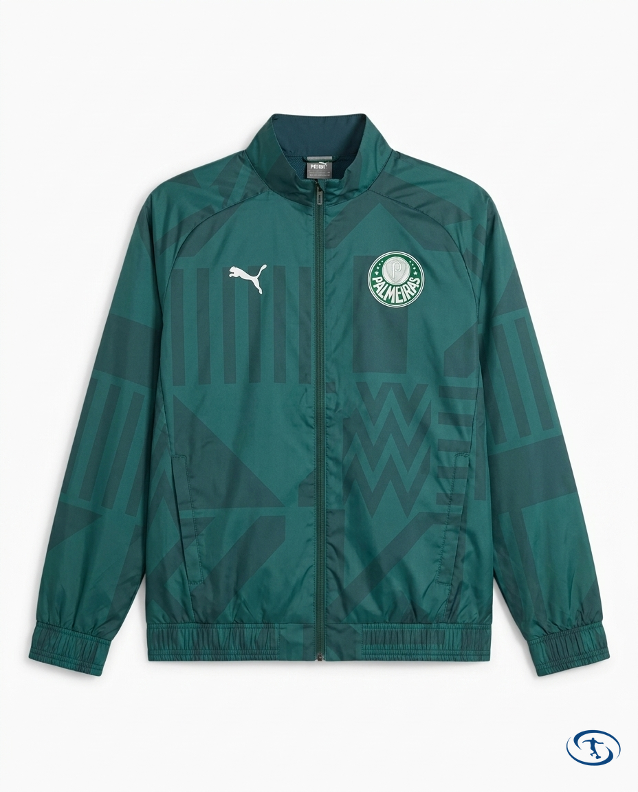 Palmeiras Puma Men's - Green Windbreaker - Packshot | Sant Sport