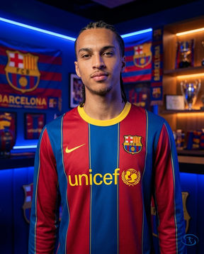 Camisa Barcelona Retrô Manga Longa 2010/11 Torcedor Nike Masculina - Badge Close-Up | Sant Sport