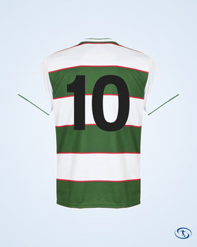 Cork City FC No.10 (Brooking) Home Retro Shirt 1984-1985 (Retro Flock Printing) - Men's