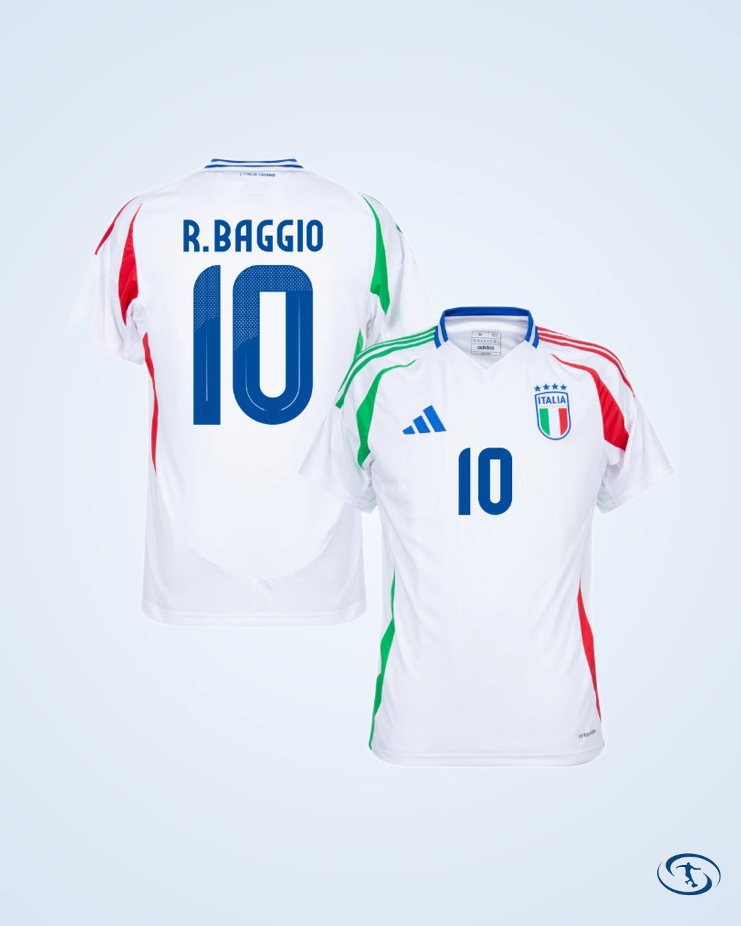 Italy Del Piero 10 Shirt 2024-2025 Fan Version (Official Printing)