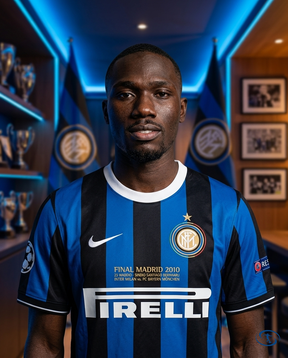Camisa Inter de Milão Retrô 2010 Torcedor Nike Masculina - Vermelho - Badge Close-Up | Sant Sport