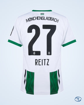 Borussia Mönchengladbach Home Reitz 27 Shirt 2024-2025 (Official Printing) - Men's