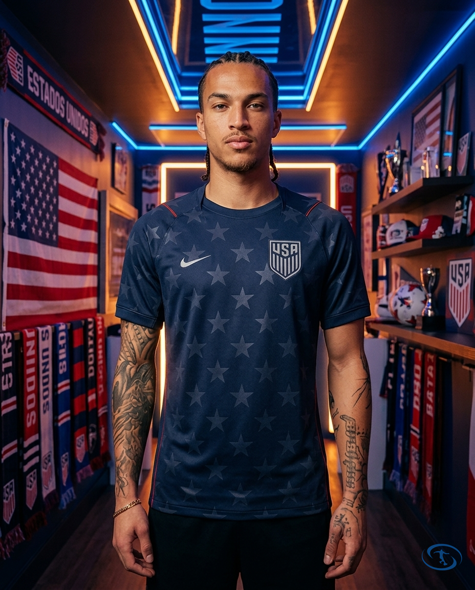 Camisa Estados Unidos Away 2026/27 Torcedor Nike Masculino - Preto - Front View | Sant Sport