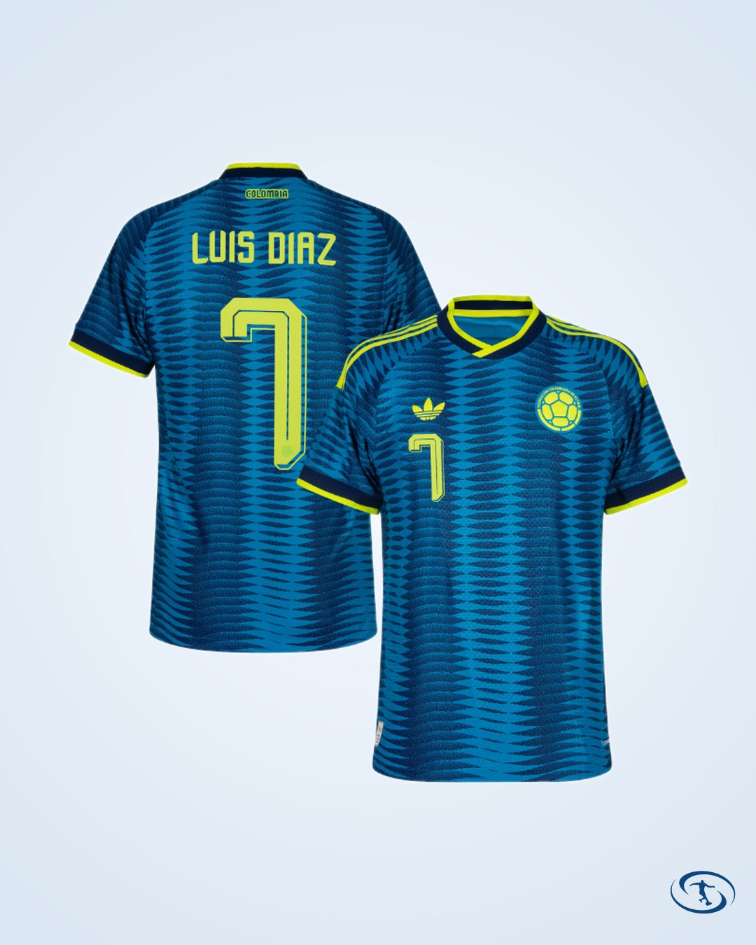 Colombia Authentic Shirt 2026-2027 Player Version (Official Printing)