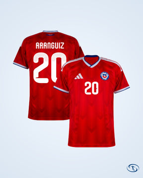 Chile Home Shirt 2026-2027 Fan Version (Official Printing)