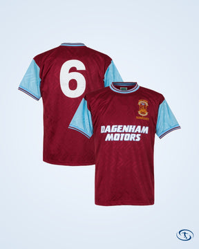 Score Draw West Ham Home No.6 Retro Shirt 1994 - Men's